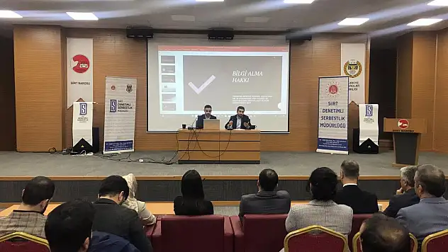 İnsan Hakları Haftası Nedeniyle Siirt Barosu Tarafından İnsan Hakları ve Yükümlü Hakları Konulu Eğitim Verildi