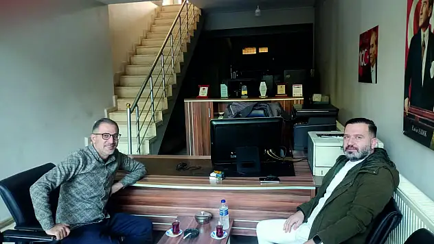 İşadamı Hemşerimiz Mahir Bayhan'dan Ziyaret