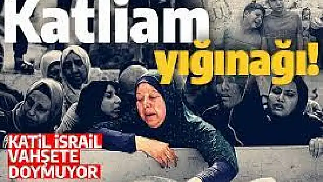 İsrail, Katliama Dünya, Seyre Doymuyor!