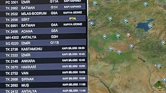 İstanbul-Siirt Uçuşu Yine iptal Oldu