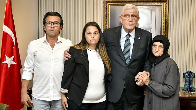İYİ Parti Lideri Müsavat Dervişoğlu, Ateş Ailesi İle Görüştü
