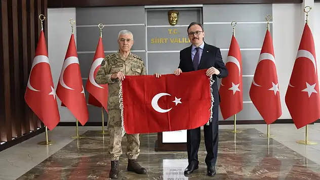 Jandarma Genel Komutanı Orgeneral Arif Çetin'den Vali Kızılkaya'ya Ziyaret