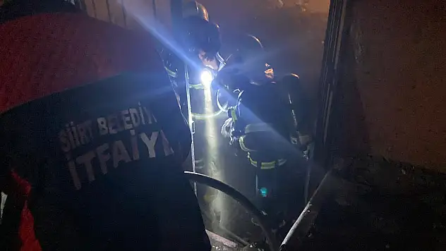 KALORİFER DAİRESİNDE YANGIN