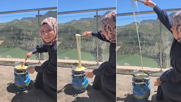 Karadeniz Lezzeti 'Kuymak' Bu Kez Siirt Deliklitaş'ta Pişti