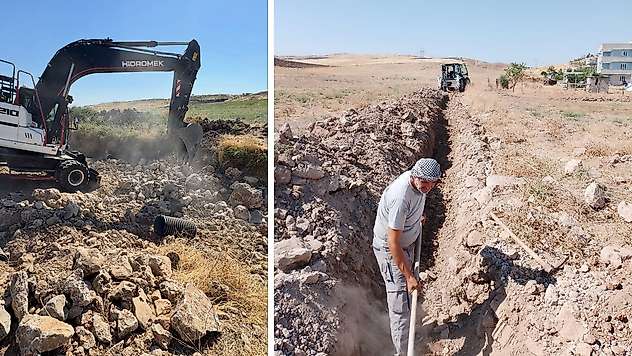 Kayabağlar Beldesi'nde İçme Suyu ve Kanalizasyon Altyapı Çalışmaları Sürüyor