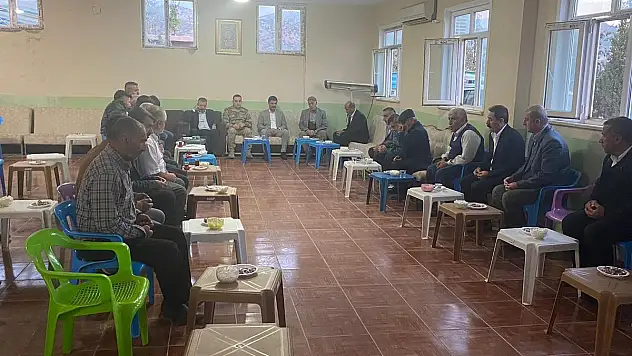 Kaymakam Bağlı'dan Hazar Ailesine Taziye Ziyareti