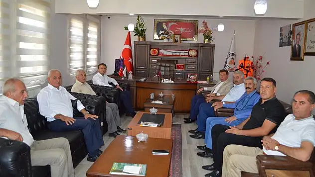 Kaymakam Özcan'dan Başkan Lale'ye Ziyaret