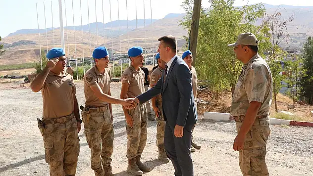 Kaymakam Serin'den Jandarma Komando Asayiş Bölük Komutanlığına Ziyaret
