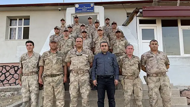 Kaymakam Tekin'den Jandarma Karakol Komutanlığına Ziyaret