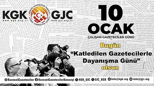 KGK: Bugün 'Katledilen Gazetecilerle Dayanışma Günü' Olsun