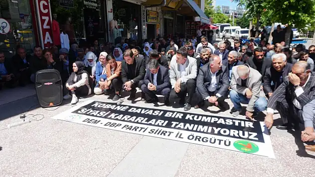 Kobane Davasında Verilen Kararlara Siirt'te Protesto!