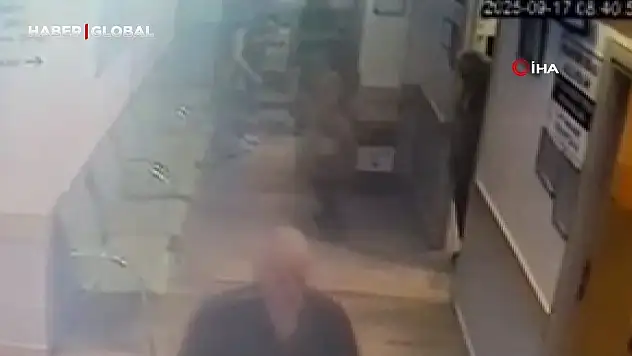 Komşu ilimizde aile hekimine darp anı güvenlik kamerasında