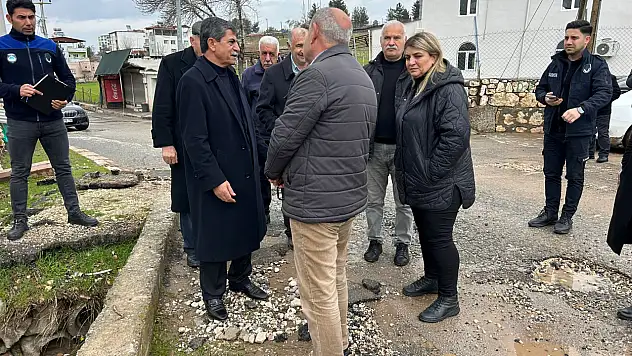 Kurtalan'da yağış sonrası inceleme: Eş başkanlar çalışmaları yerinde denetledi