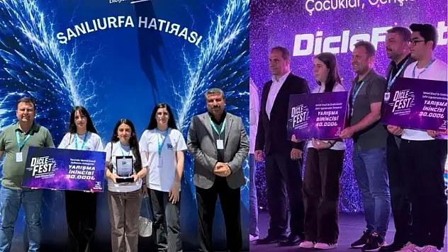Kurtalan Fen Lisesi'nden DicleFest'te Büyük Başarı: İki Projeyle Derece ve Ödül Geldi