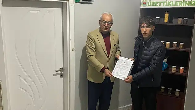 Kurtalan'ın En Genç Çiftçisi ÇKS Kaydını Yaptırdı! Gençler Öncülük Etsin