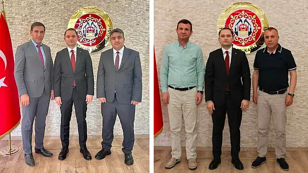 Kurtalan Kaymakamı Başara'ya Kurum ve STK Temsilcilerinden Hayırlı Olsun Ziyaret