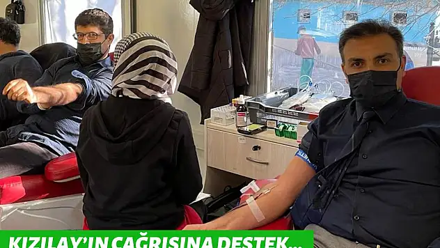 KURTALAN MESLEK YÜKSEK OKULUNDAN KIZILAY'IN KAN BAĞIŞ ÇAĞRISINA DESTEK