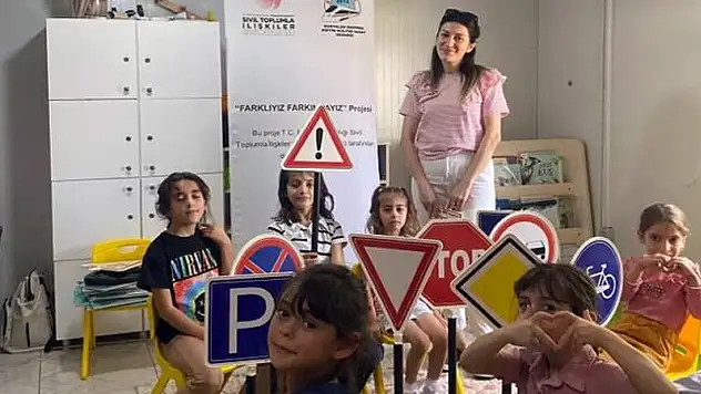 Kurtalan'da Çocuklara Trafik Eğitimi Verildi