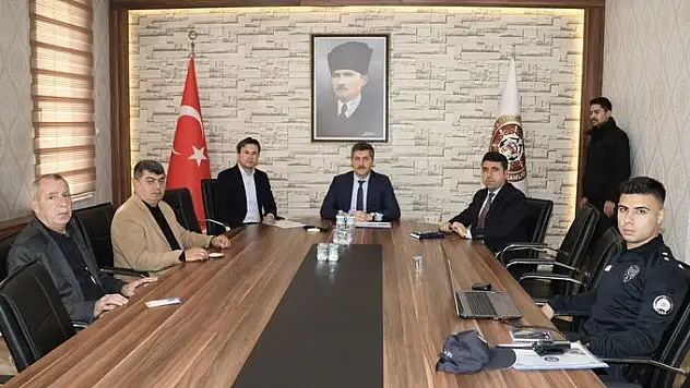 Kurtalan'da İlçe Trafik Komisyonu Toplantısı