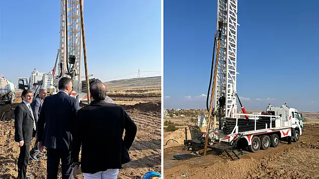 Kurtalan'da Su İçin Sondaj Çalışmaları
