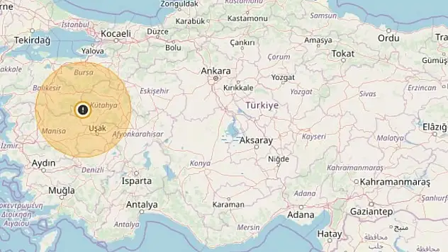 Kütahya'da 5,4 Büyüklüğünde Deprem! Çevre İllerden de Hissedildi