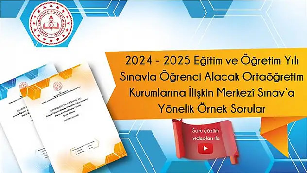 LGS Örnek Soruları Yayımladı