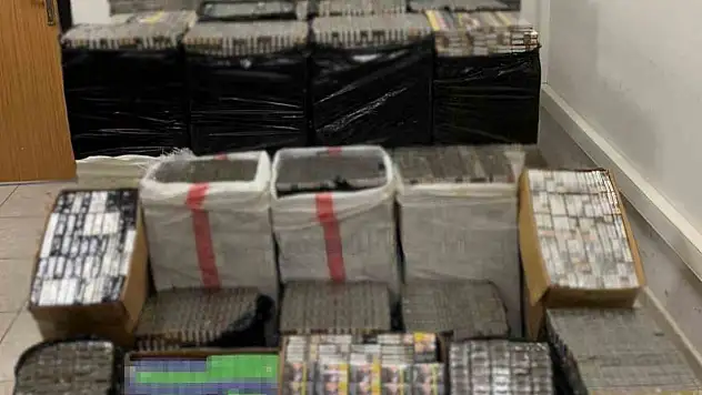 Mardin'de  40 bin paket kaçak sigara ele geçirildi