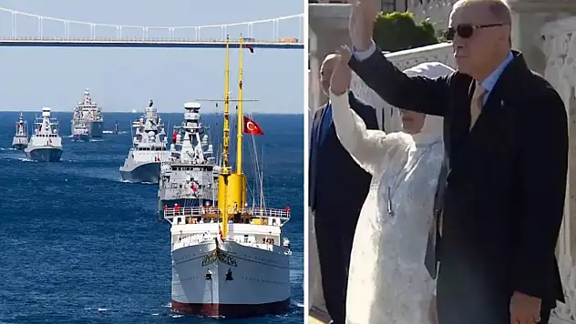 Mavi Vatan'ın Koruyucuları İstanbul Boğazı'nda Geçit Töreni Yaptı
