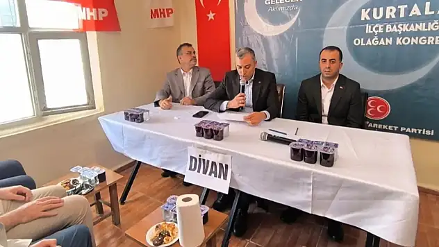 MHP Kurtalan İlçe Kongresi Yapıldı: Burhan Polat Güven Tazeledi