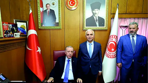 Milletvekilimiz Mervan Gül'den Cumhurbaşkanı Erdoğan'a Ziyaret