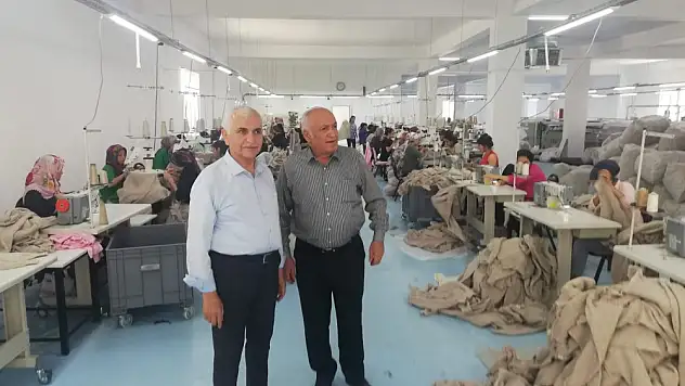 Milletvekilimiz Mervan Gül'den Tekstil Fabrikasına Ziyaret