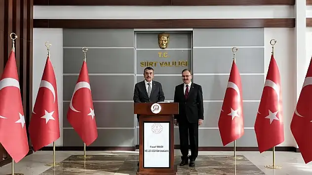 Milli Eğitim Bakanı Yusuf Tekin Siirt'teydi