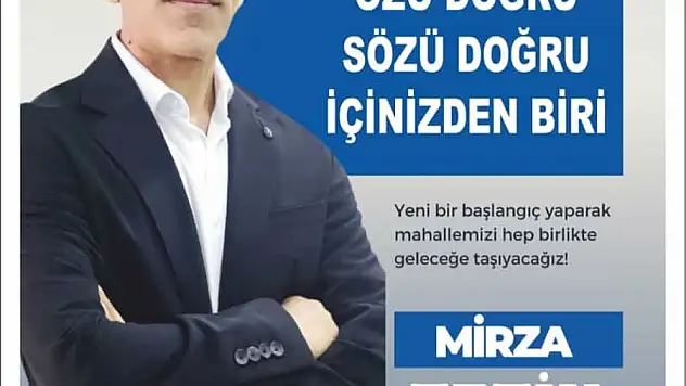 Mirza Tetik, Algül Mahallesine Muhtar Adayı Oldu