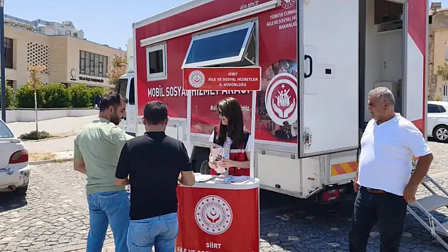 Mobil Sosyal Hizmet Aracı Bu Kez Tillo'daydı