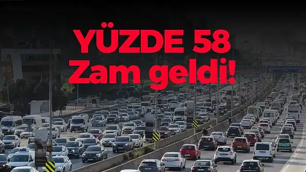 Motorlu Taşıtlar Vergisi'ne %58 Zam!