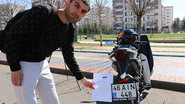 Motosiklet sürücüsüne 'emniyet kemeri takmamak' cezası