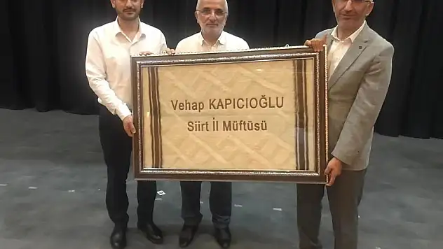 Müftü Kapıcıoğlu, Siirt'e Veda Etti