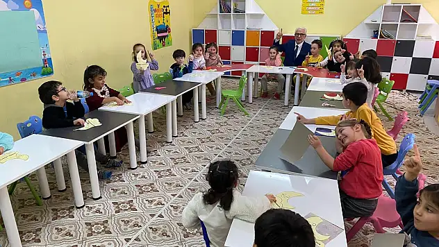 Müftü Pinal'den 4-6 Yaş Kur'an Kurslarına Ziyaret