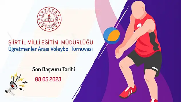 ÖĞRETMENLER ARASI VOLEYBOL TURNUVASI BAŞLIYOR