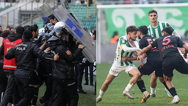 Olaylı Bursaspor-Diyarbekirspor Maçının Cezaları Belli Oldu