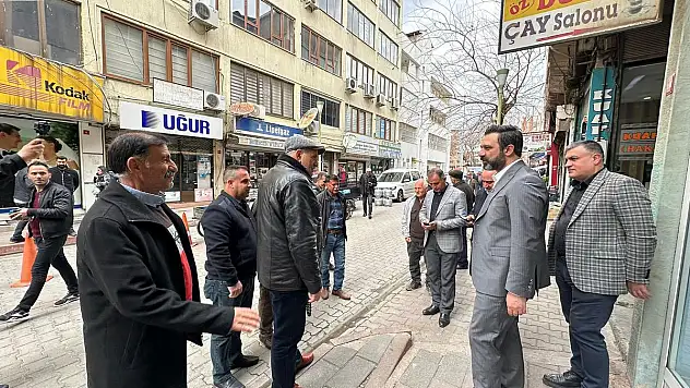 Olğaç, Esnaf Ziyaretlerine Devam Ediyor