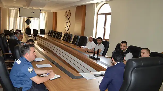 Orman Bölgesinde Yangınla Mücadele Toplantısı