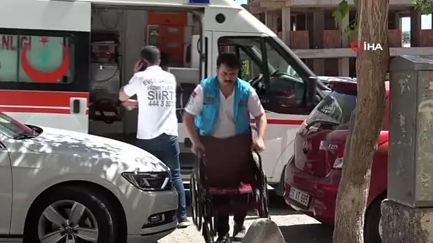 Oy Verme İşlemi Sona Erdi, Siirt'te 30 Vatandaşımız Ambulanslarla Oy Kullanmaya Götürüldü