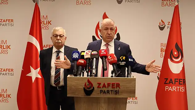 Özdağ, Zafer Partisi'ne Yapılan İftiralar Hakkında Açıklama Yaptı