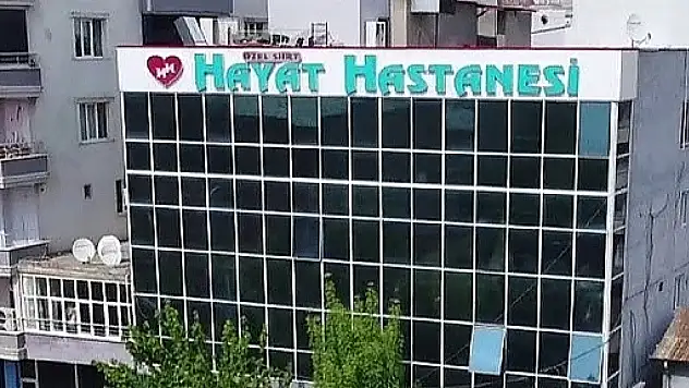Özel Siirt Hayat Hastanesi 1 Ocak'ta da hizmet verecek