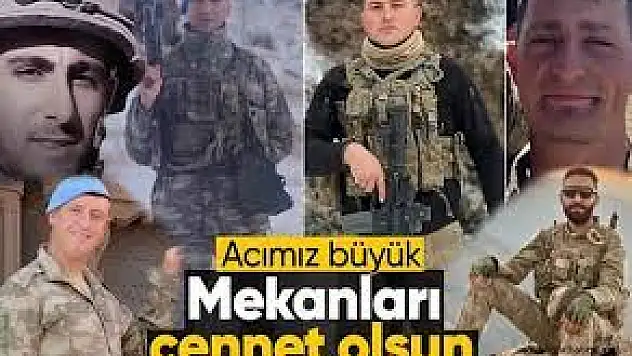 Pençe-Kilit Harekat Bölgesinde Şehit Düşen 9 Kahramanımız İçin Ertelenen Etkinlikler