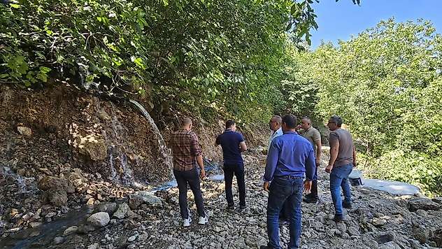 Pervari'de Gölgeli Köyü'nün Sulama Suyu Çalışması Tamamlandı