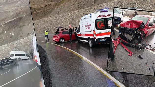 Pervari'de öğrenci servisi ile otomobil çarpıştı: 4 öğrenci yaralandı
