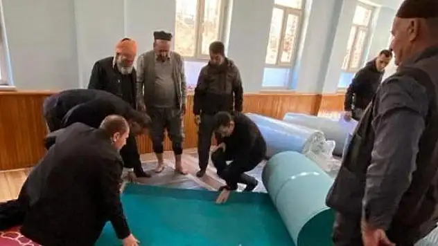 Pervari'de Camiler Ramazan'a Hazırlanıyor