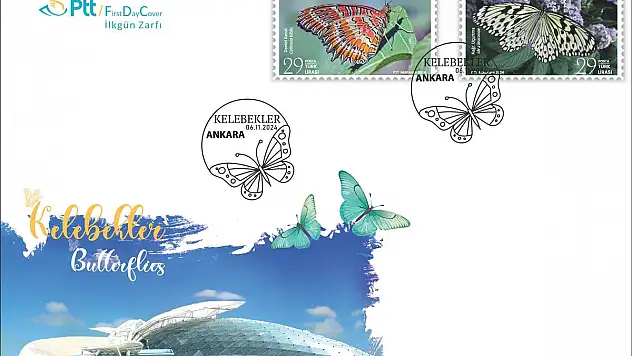 PTT'den 'Kelebekler' Konulu Anma Pulu ve İlkgün Zarfı